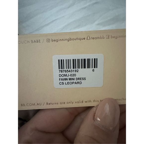 Beginning Boutique Fawn Mini Dress - Leopard - Picture 8 of 9